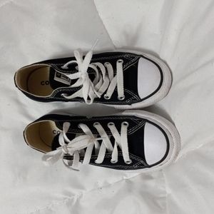 Black converse kids 12